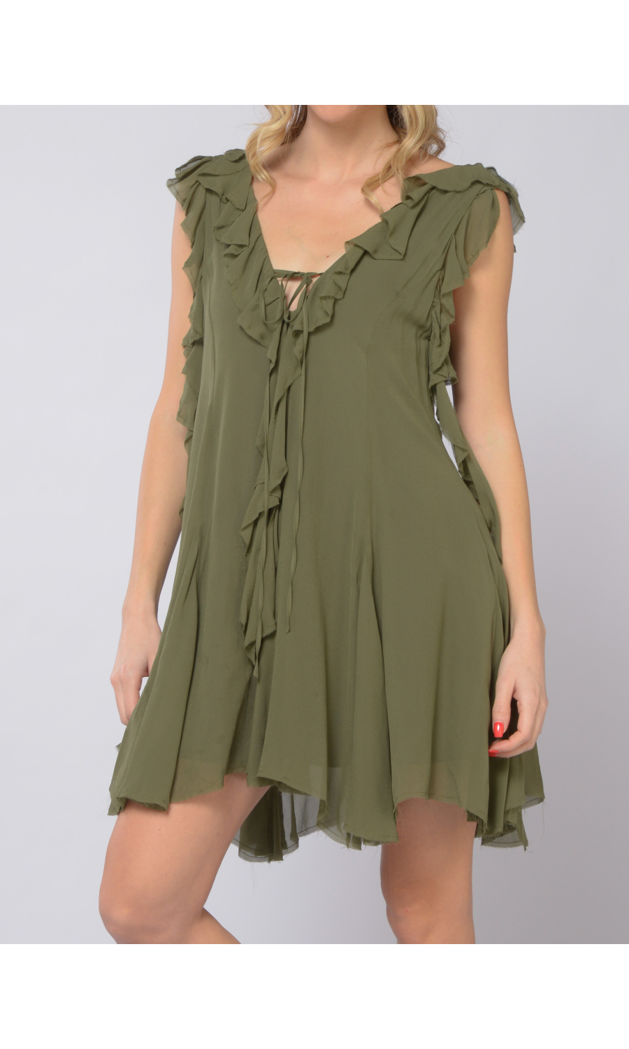 abito corto da donna Aniye By Baby Doll Lily con voulant