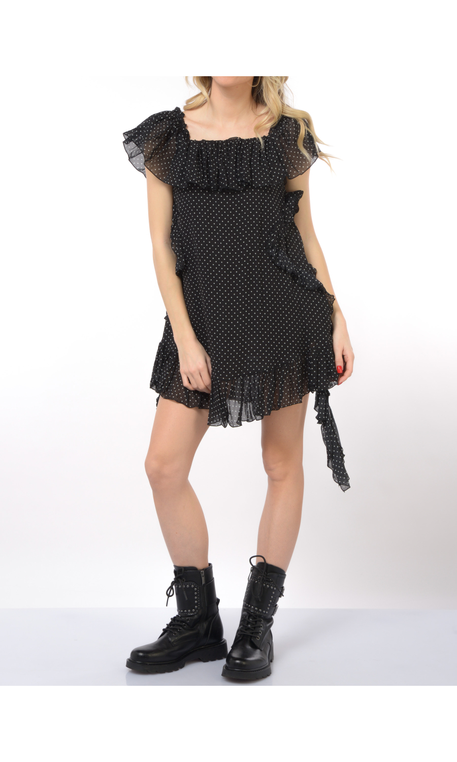 abito corto da donna Aniye By Frill Lily a pois