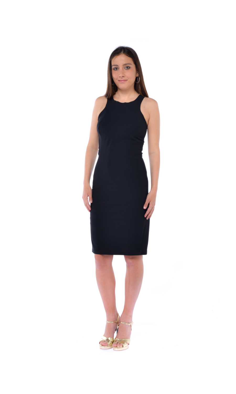 abito donna Patrizia Pepe longuette in tessuto tecnico