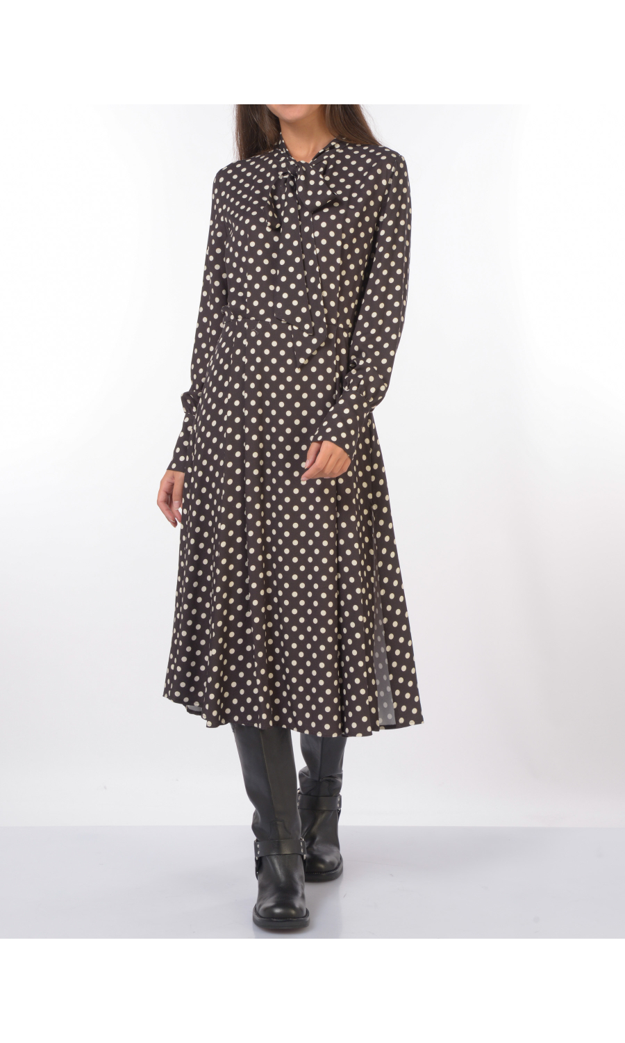 abito lungo da donna Mar De Margaritas Georgia a pois