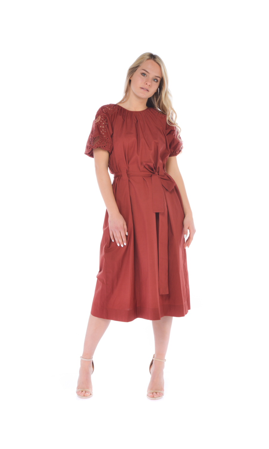 abito donna Seventy con ricami e cintura