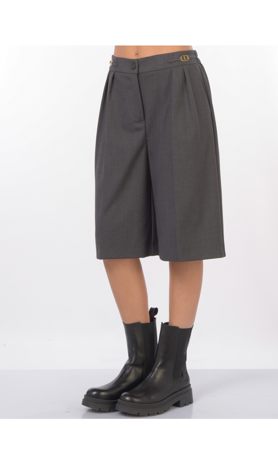 bermuda da donna Twinset a gonna con pinces