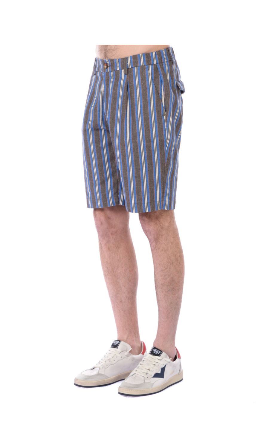 bermuda da uomo Bob a righe con pinces