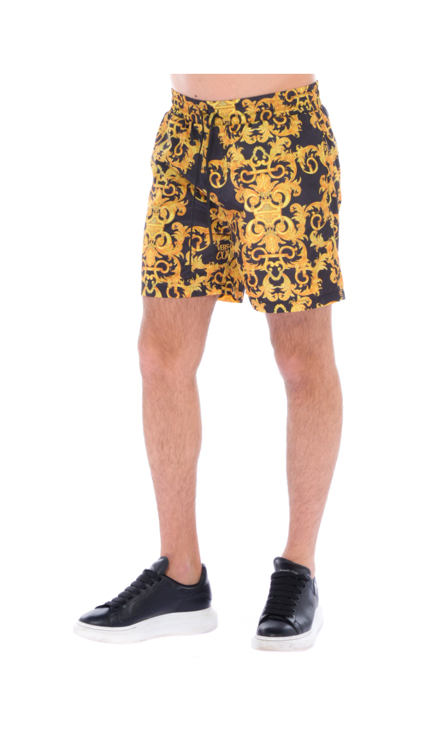 bermuda uomo Versace Jeans stampa baroque con coulisse