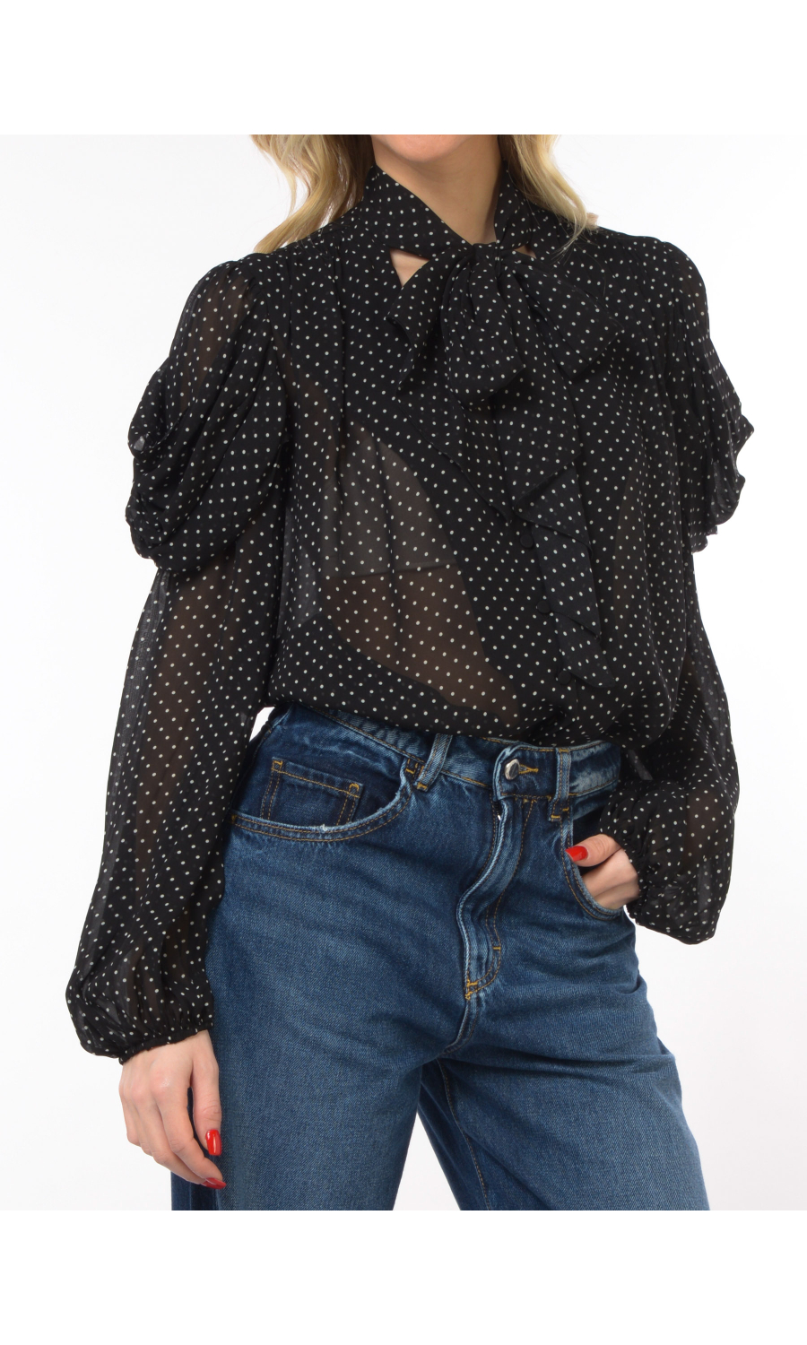 blusa da donna Aniye By Chemisette Lily a pois