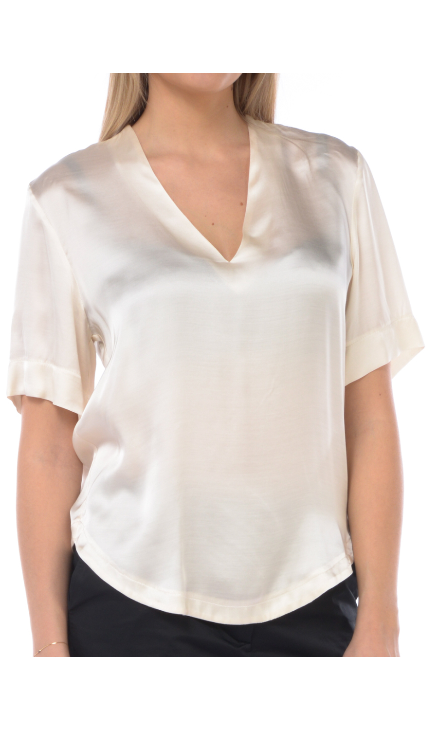 blusa da donna Kaos in viscosa manica corta