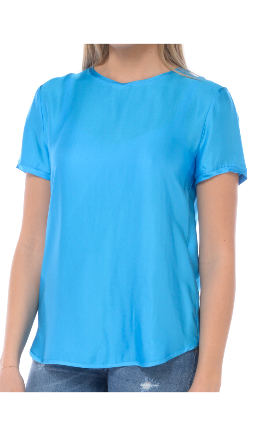 blusa da donna Manila Grace manica corta in viscosa