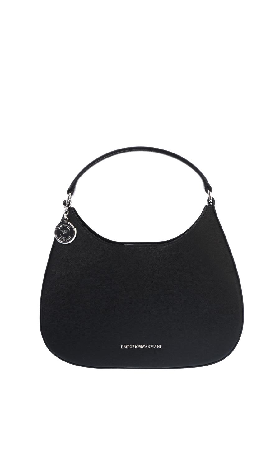 borsa a mano da donna Emporio Armani Hobo in pelle riciclata