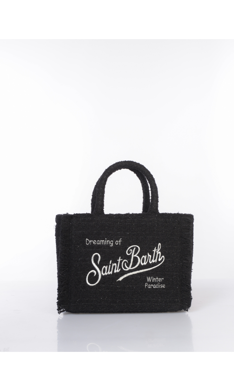 borsa a mano da donna Mc2 Saint Barth Medium effetto tweed con lurex