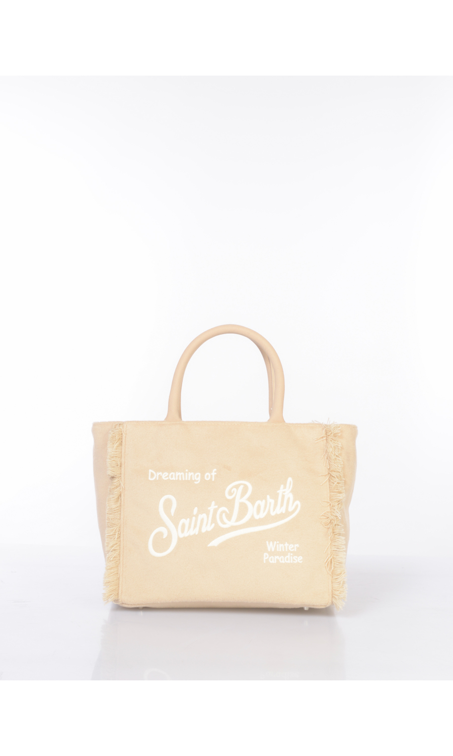 borsa a mano da donna Mc2 Saint Barth Medium in feltro di misto lana