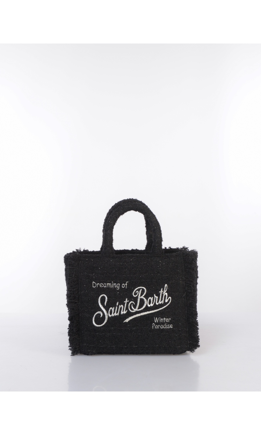 borsa a mano da donna Mc2 Saint Barth Mini effetto tweed con lurex