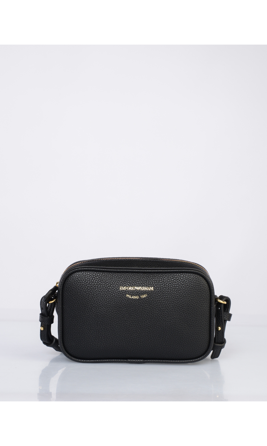 borsa A Tracolla da donna Emporio Armani stampa cervo con logo