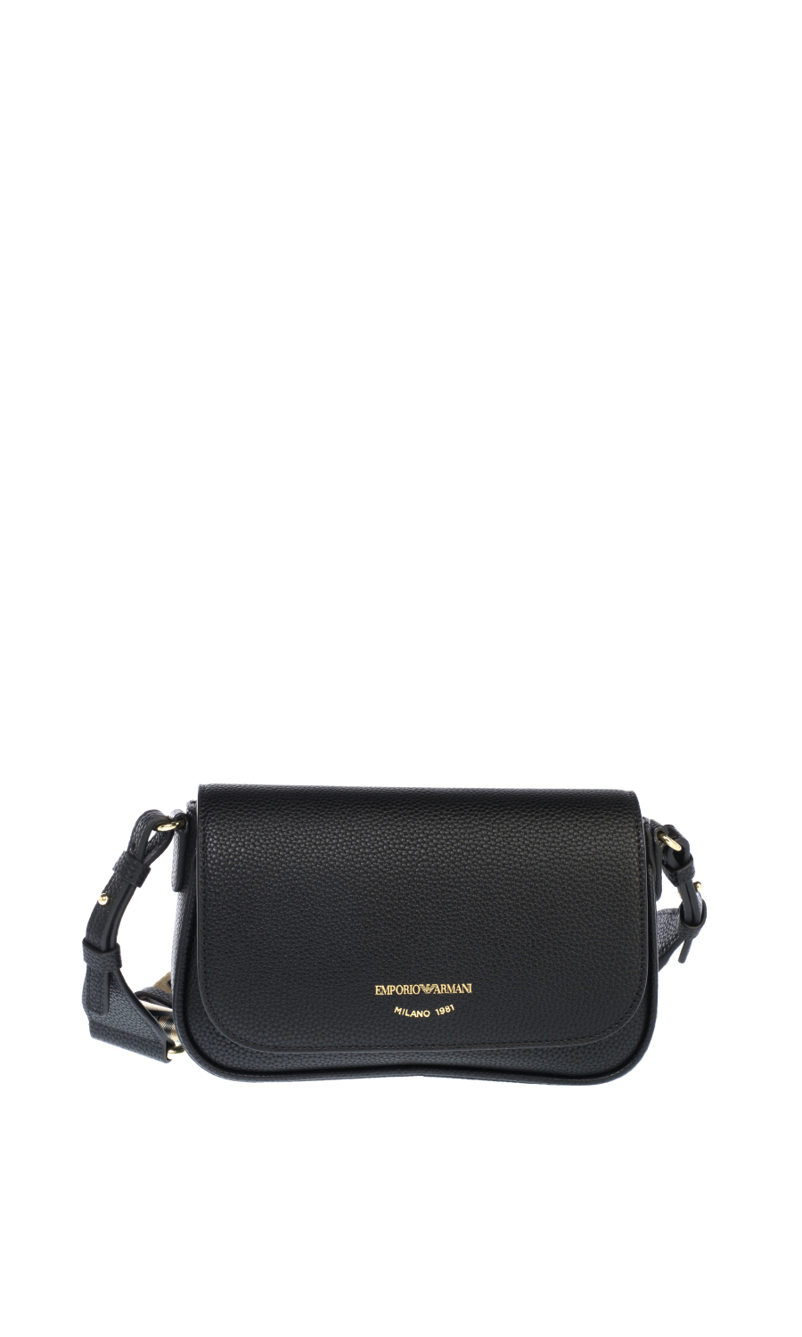 borsa a tracolla da donna Emporio Armani in similpelle con logo