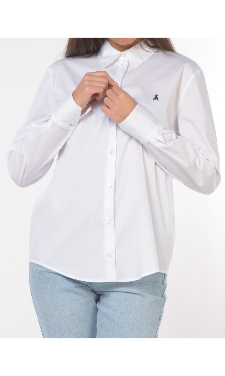 camicia da donna Patrizia Pepe con logo e spacco
