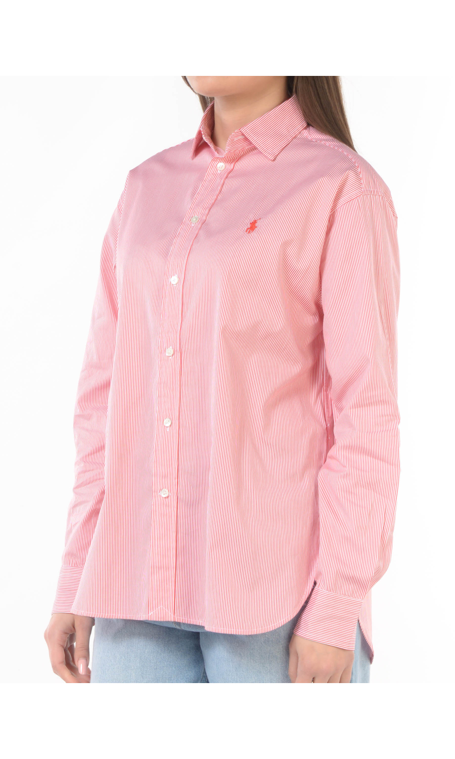 camicia da donna Ralph Lauren Relaxed Fit a righe
