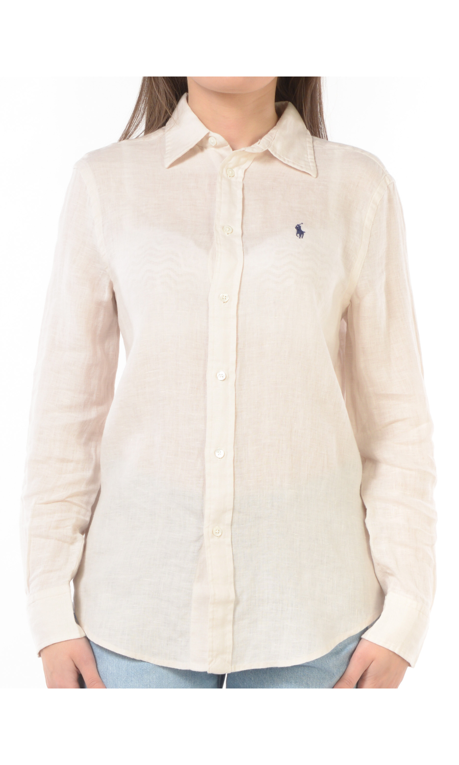 camicia da donna Ralph Lauren Classic Fit in lino