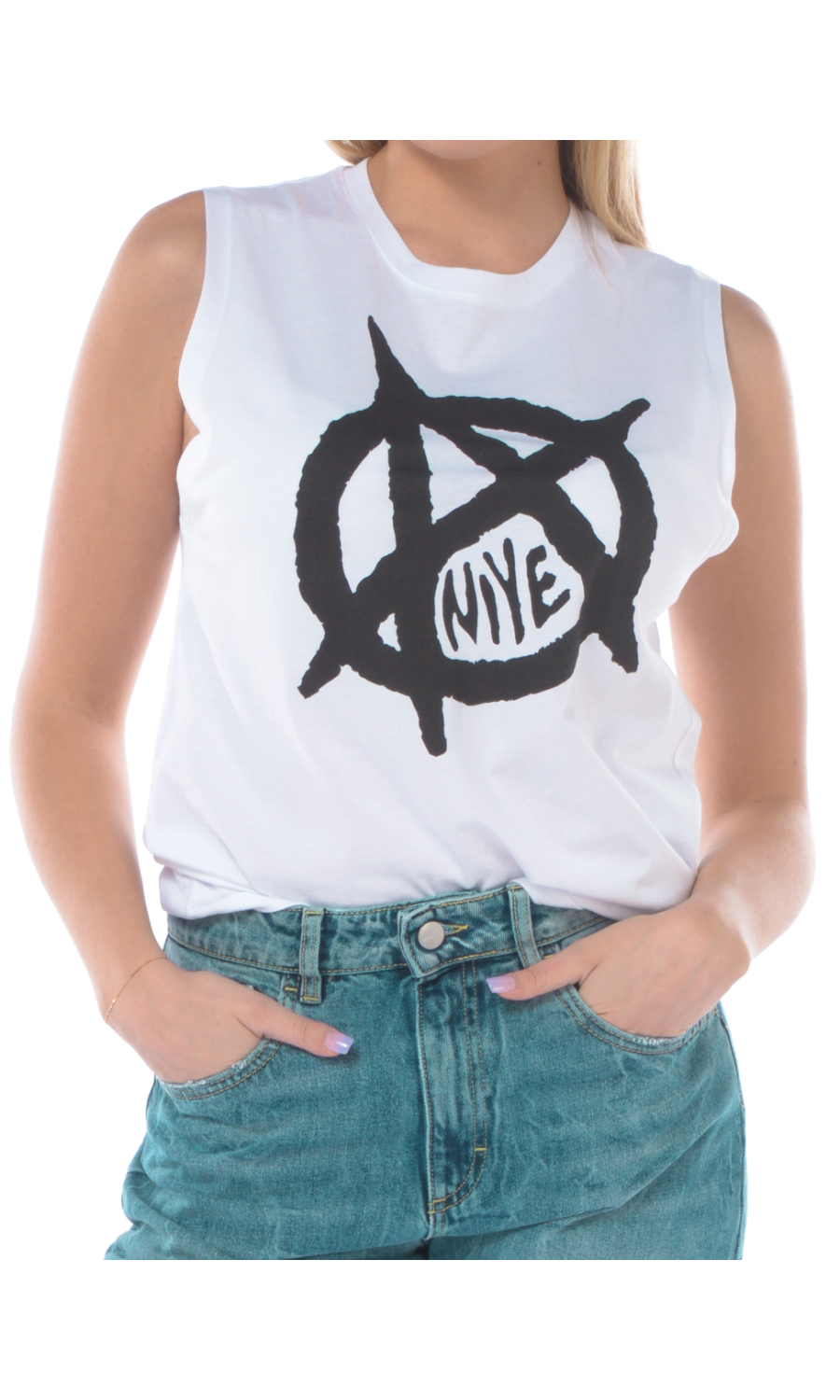 canotta da donna Aniye By con stampa e logo