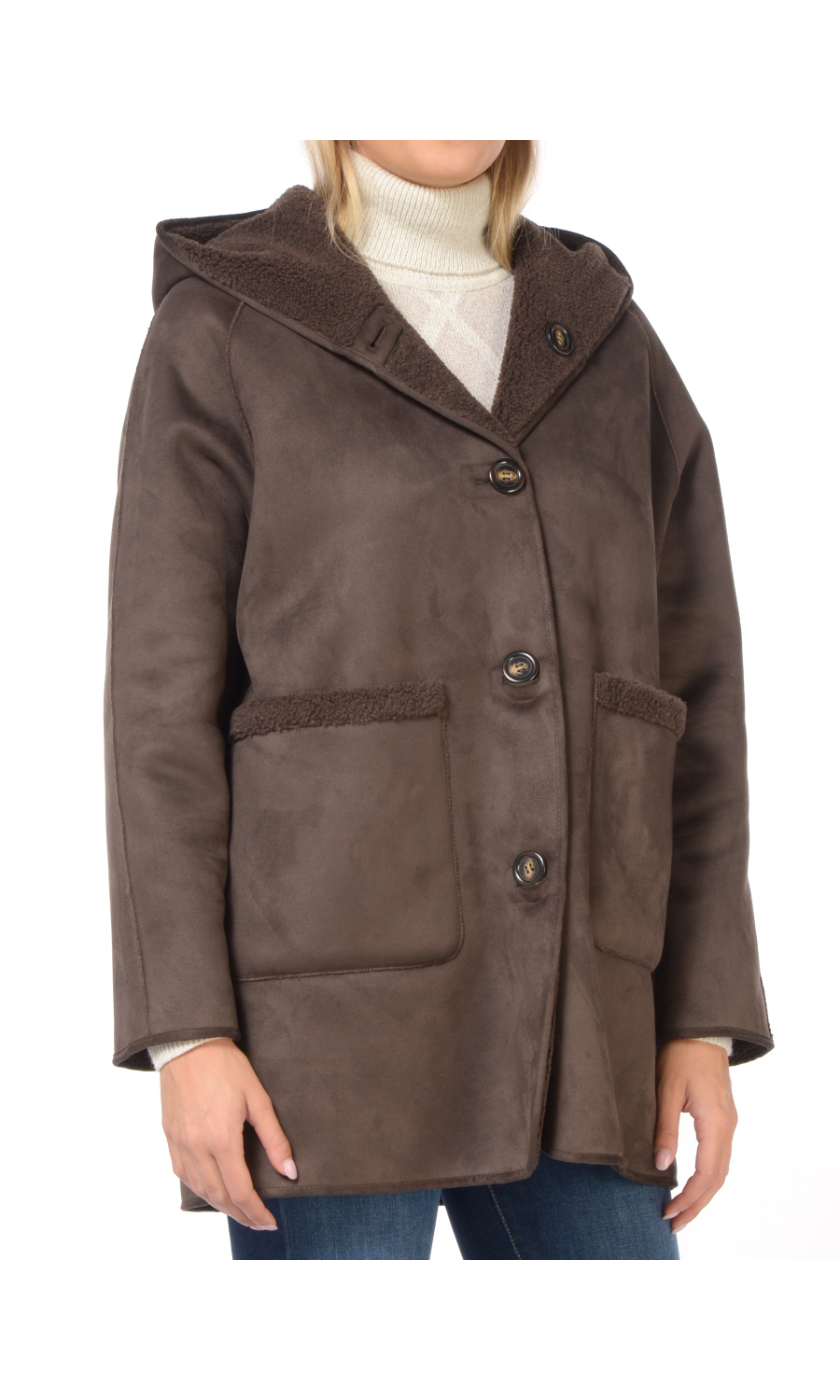 cappotto da donna Emme By Marella ecomontone reversibile