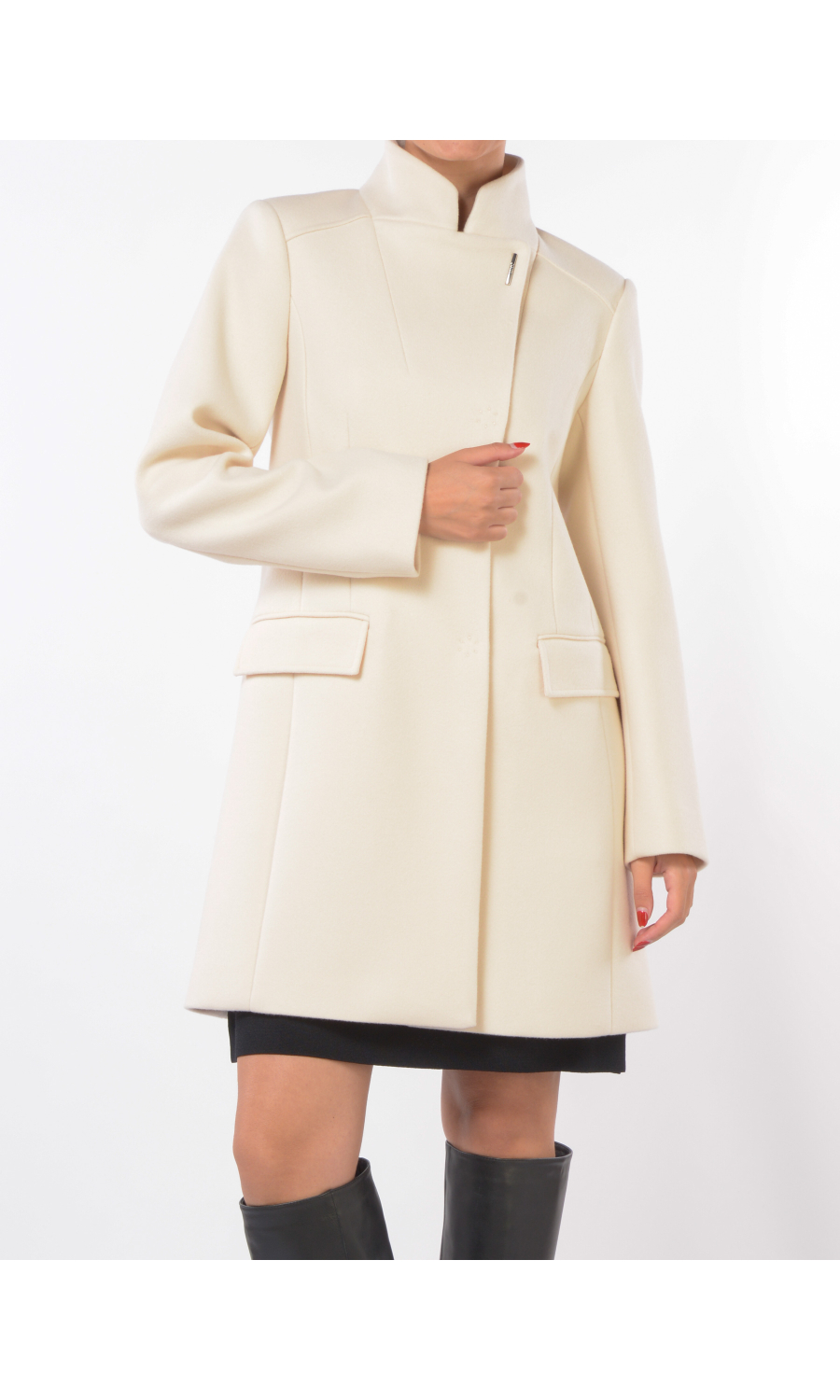 cappotto da donna Liu Jo in panno Slim Fit