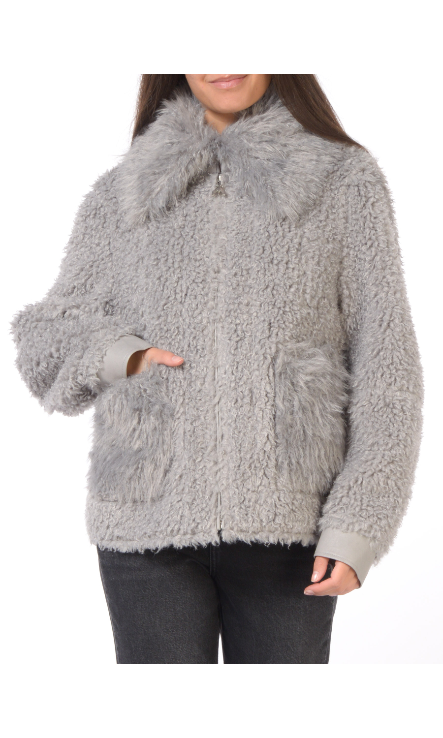 cappotto da donna Patrizia Pepe ecomontone reversibile