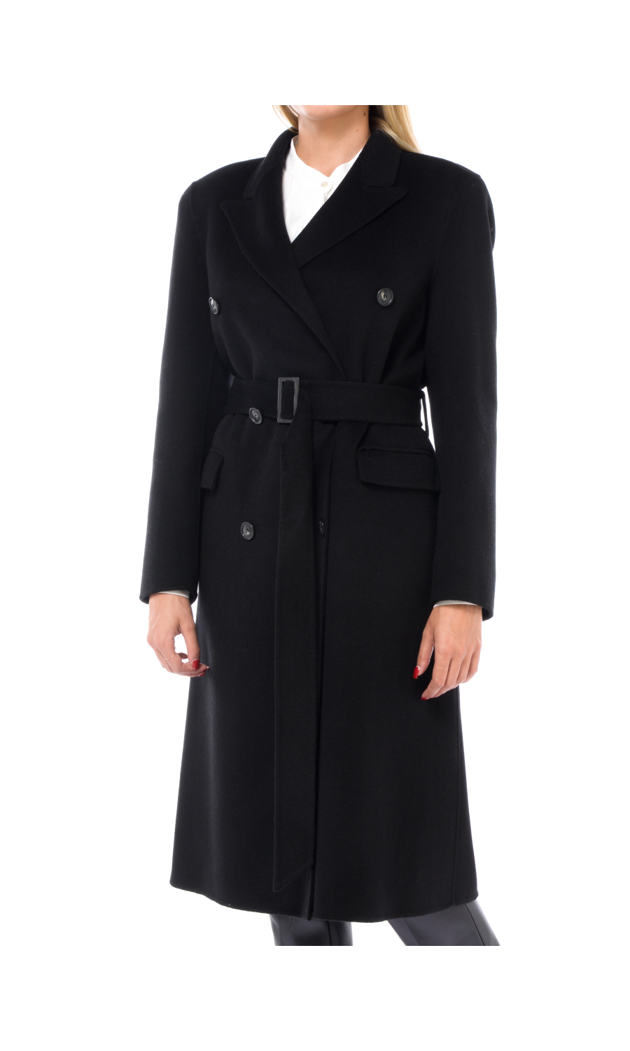 cappotto da donna Seventy in lana con cintura