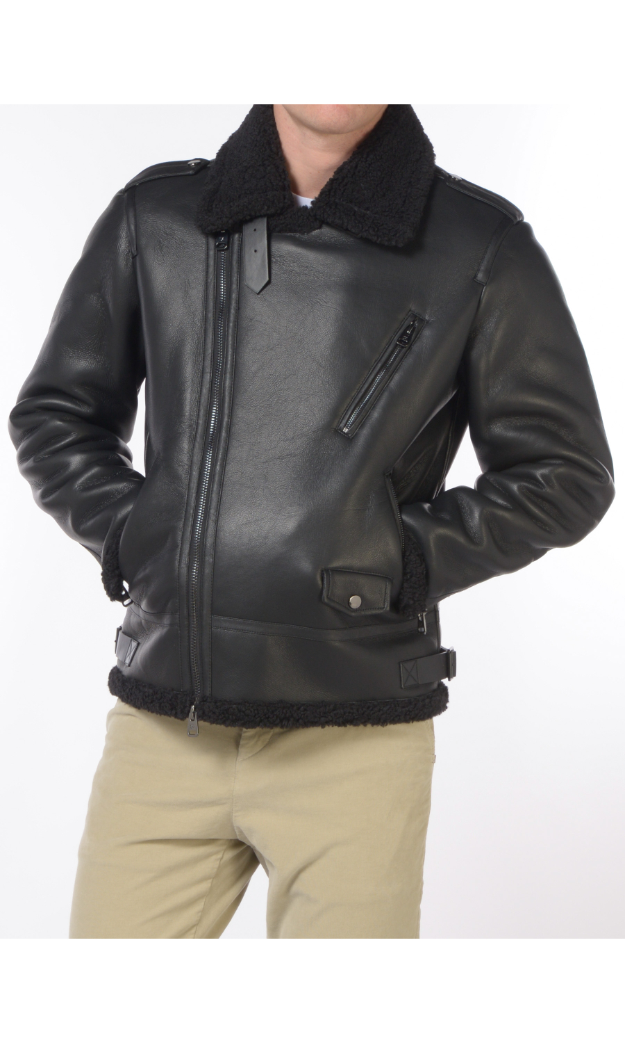 giubbino da uomo Daniele Alessandrini ecomontone con tasche