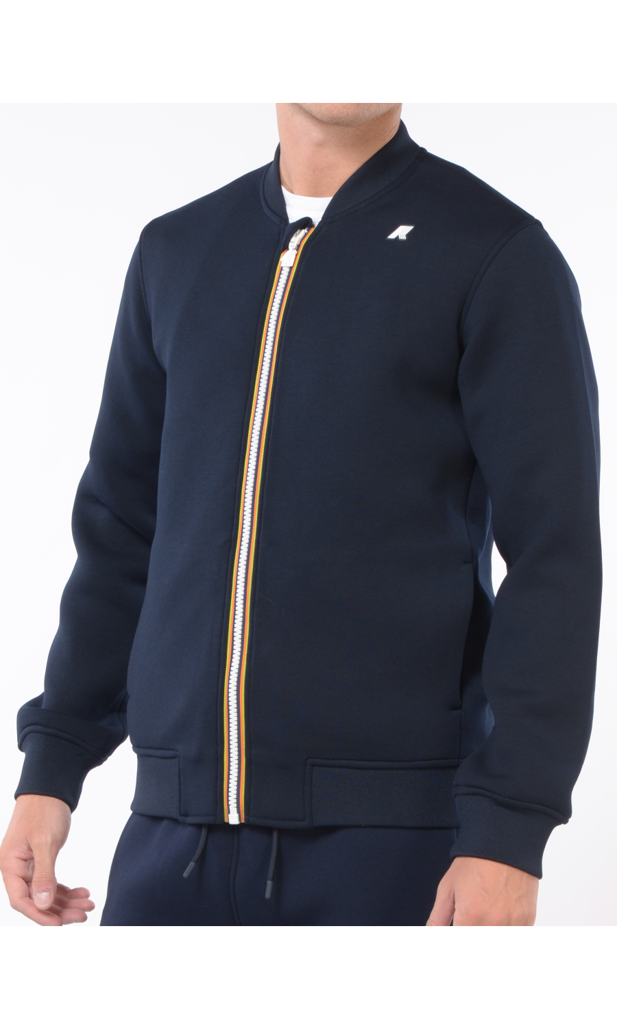 felpa da uomo K Way abel spacer bomber