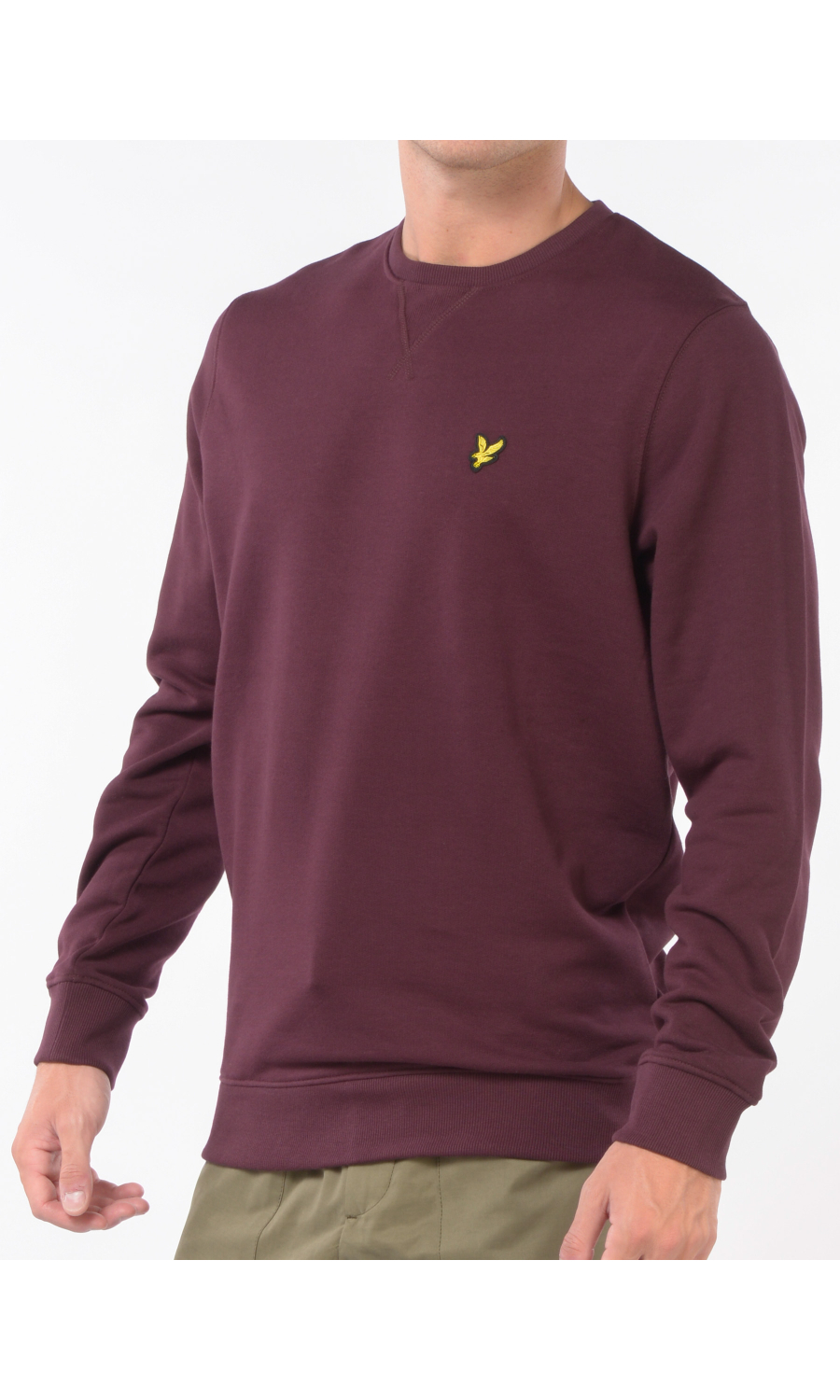 felpa da uomo Lyle&Scott girocollo con logo