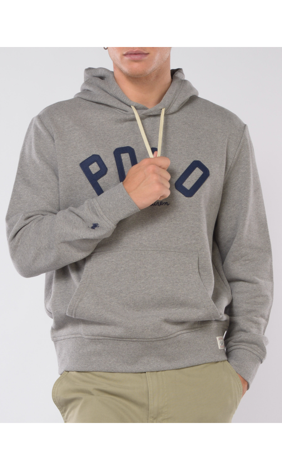 felpa da uomo Ralph Lauren con cappuccio e maxi logo