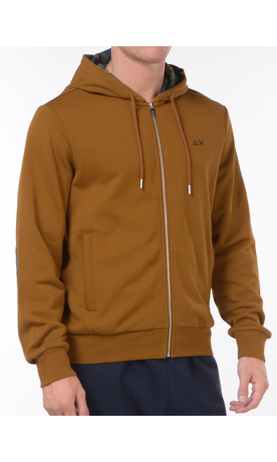 felpa da uomo Sun68 con zip e cappuccio