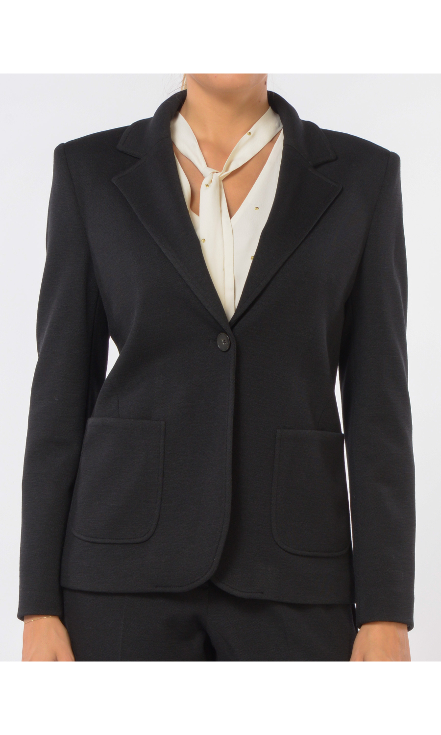 giacca da donna Seventy in misto lana vergine a monopetto