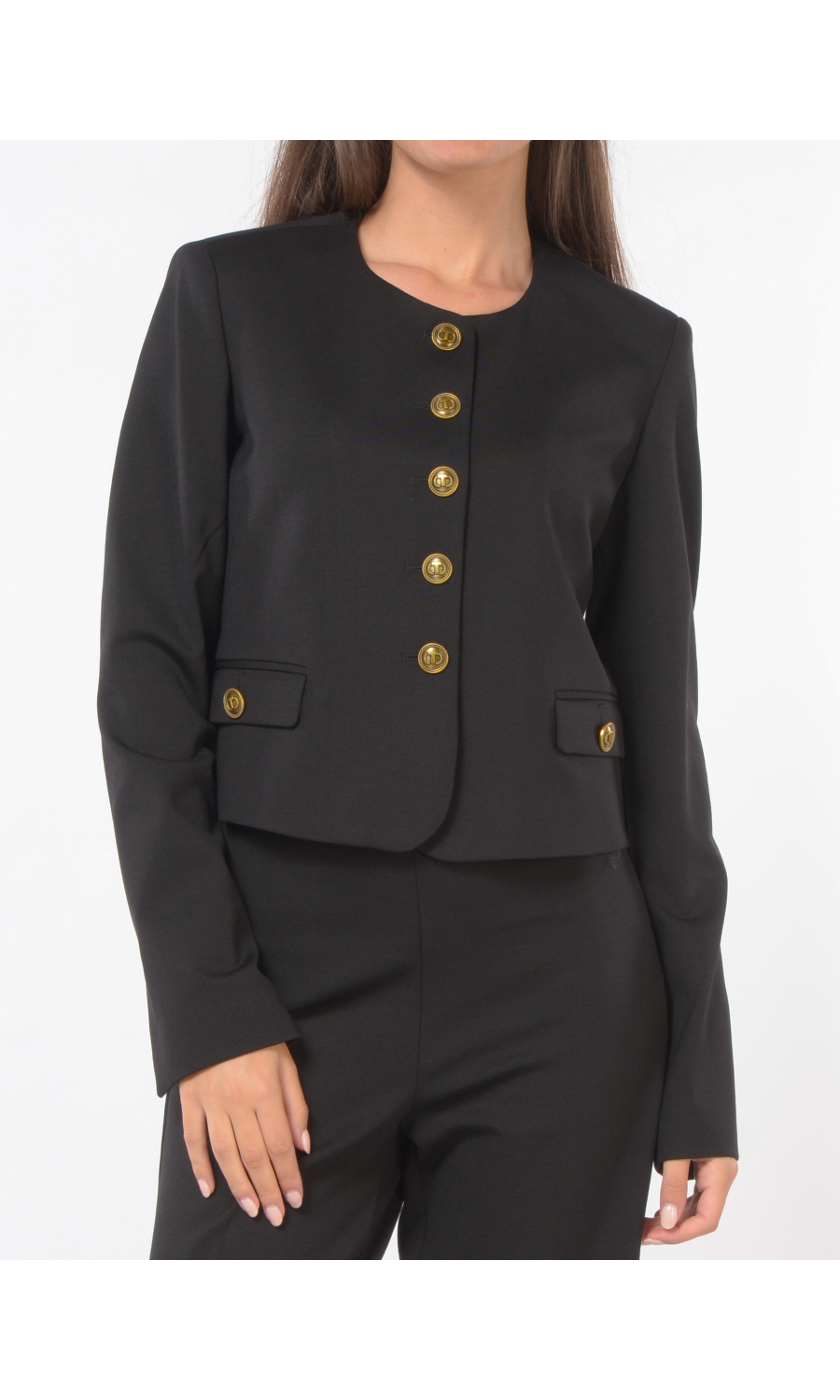 giacca da donna Twinset corta con bottoni