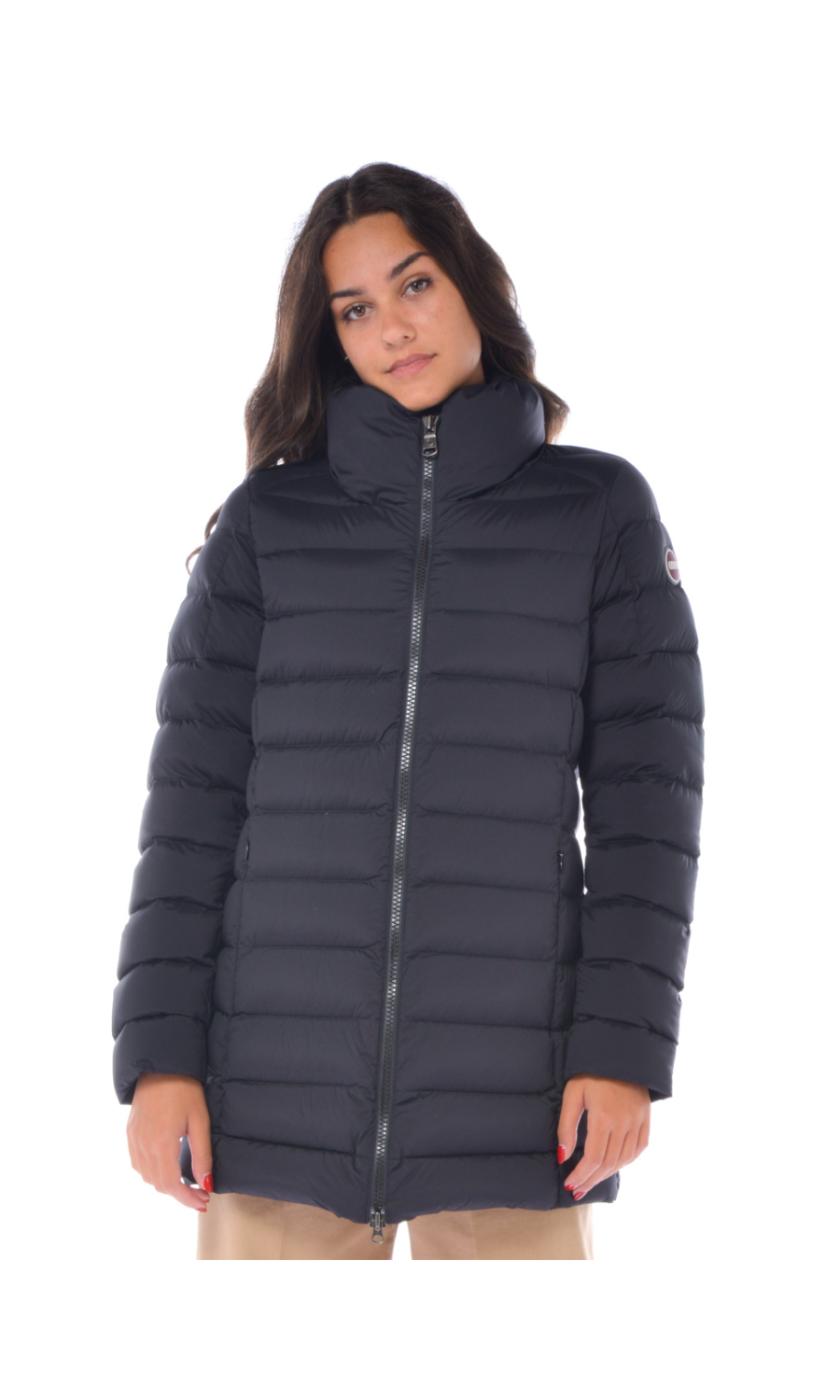 piumino da donna Colmar  lungo con logo