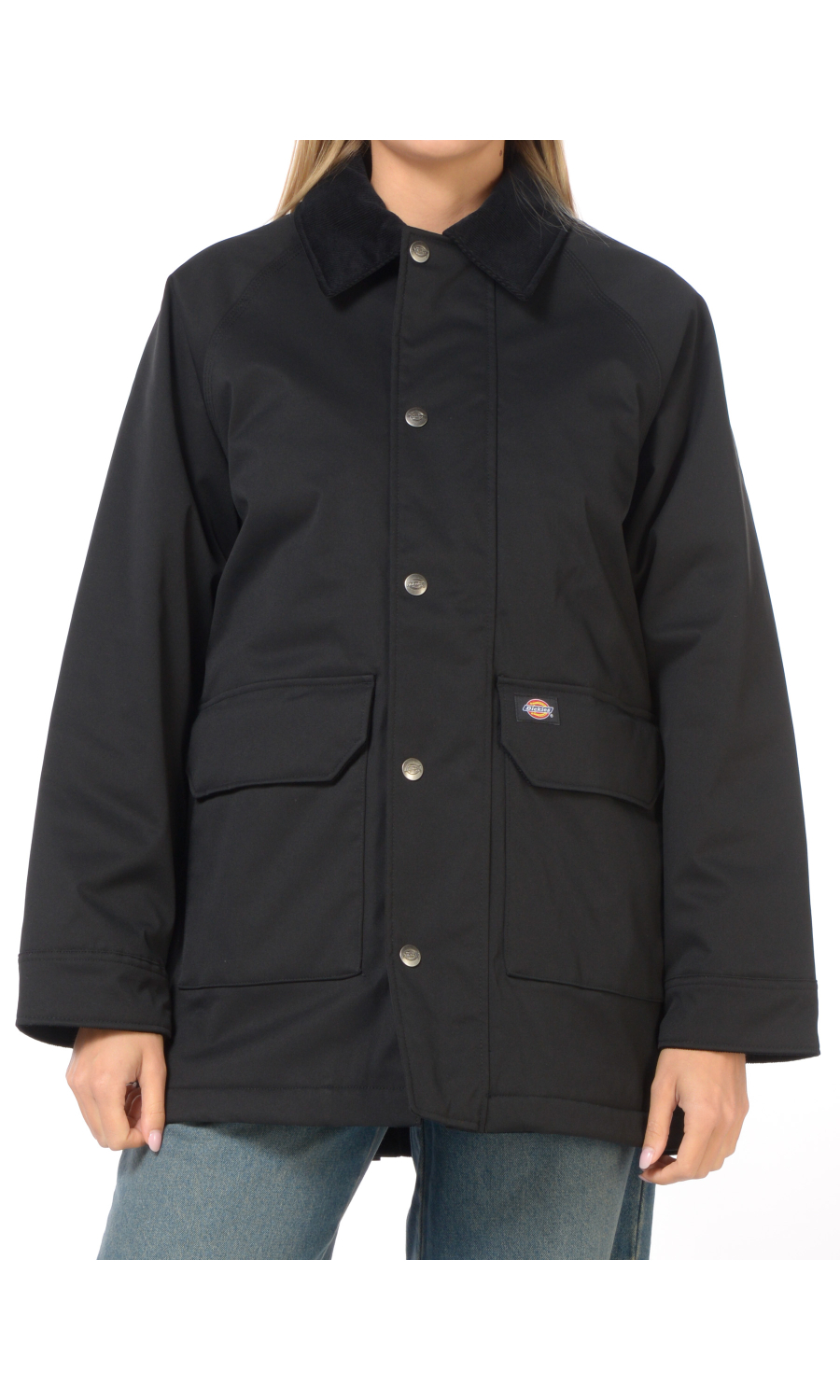 giaccone da donna Dickies collo a camicia con tasche