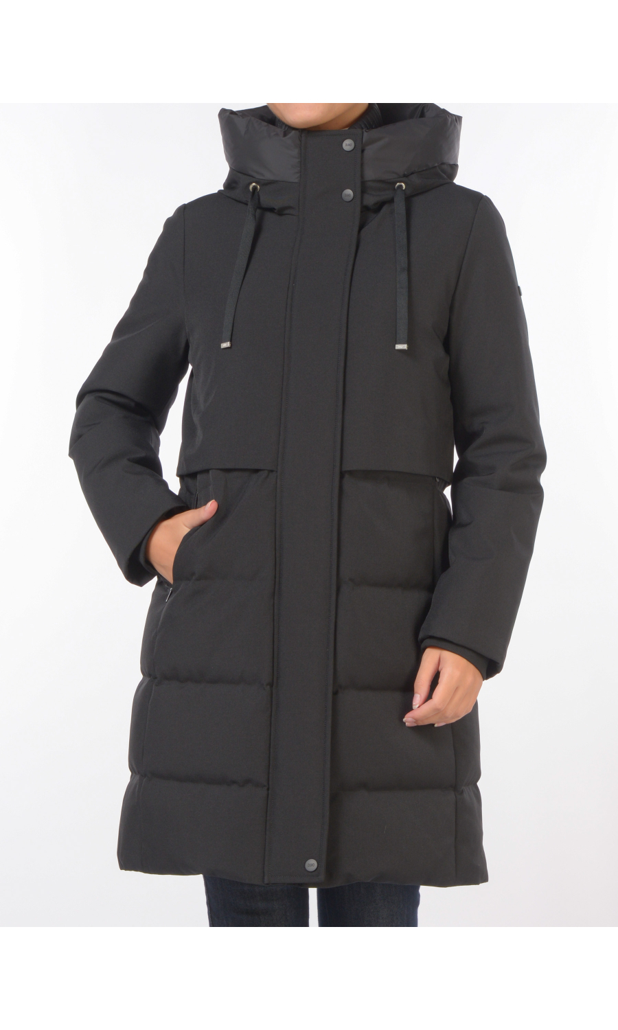 giaccone da donna Duno Charlene con cappuccio e collo