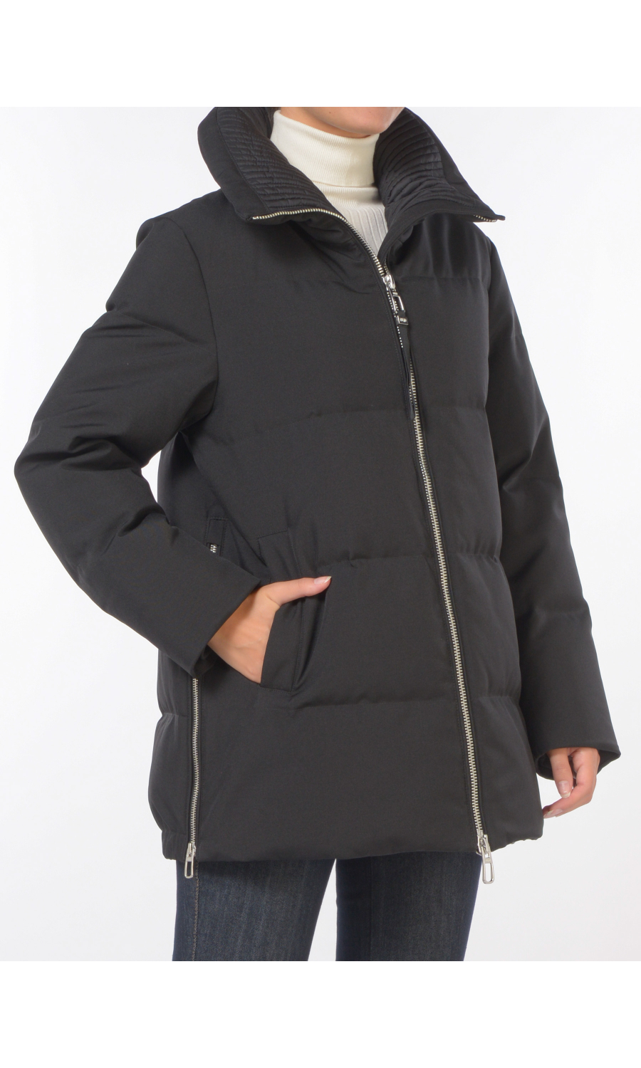 giaccone da donna Duno Melody con collo alto