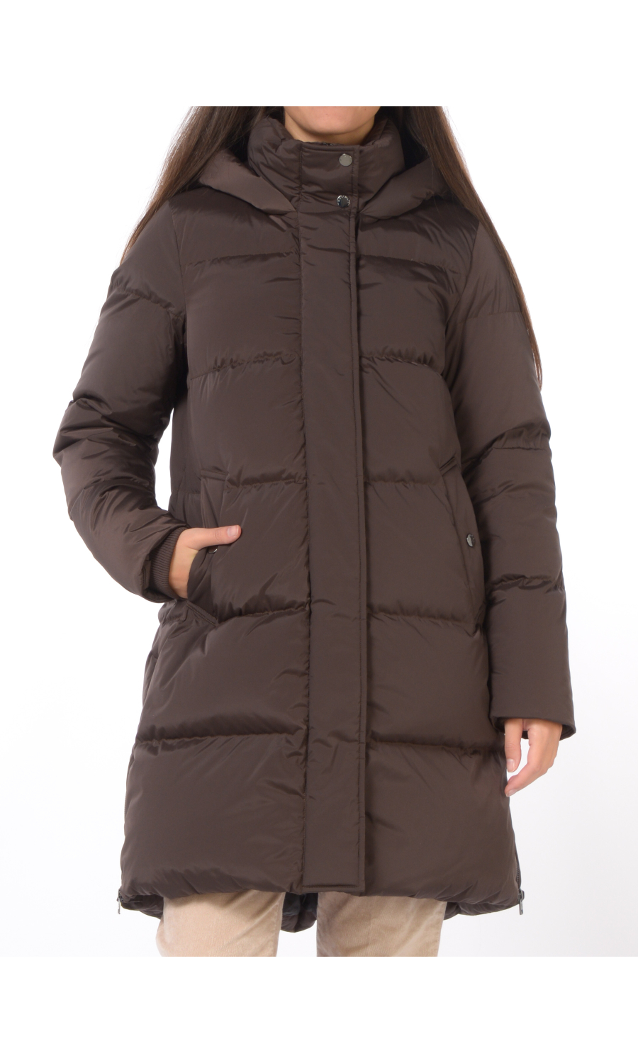 giaccone da donna Woolrich Kelly lungo imbottito trapuntato