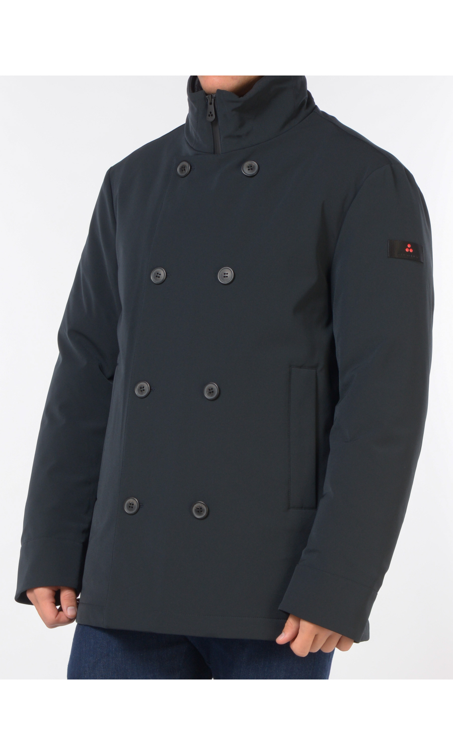 giaccone da uomo Peuterey doppiopetto con stacchino