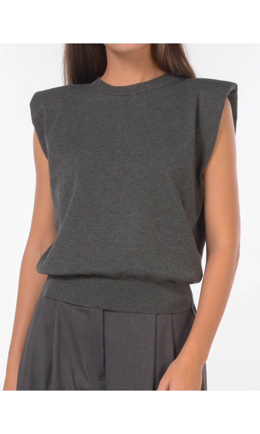 maglia da donna Twinset girocollo senza maniche