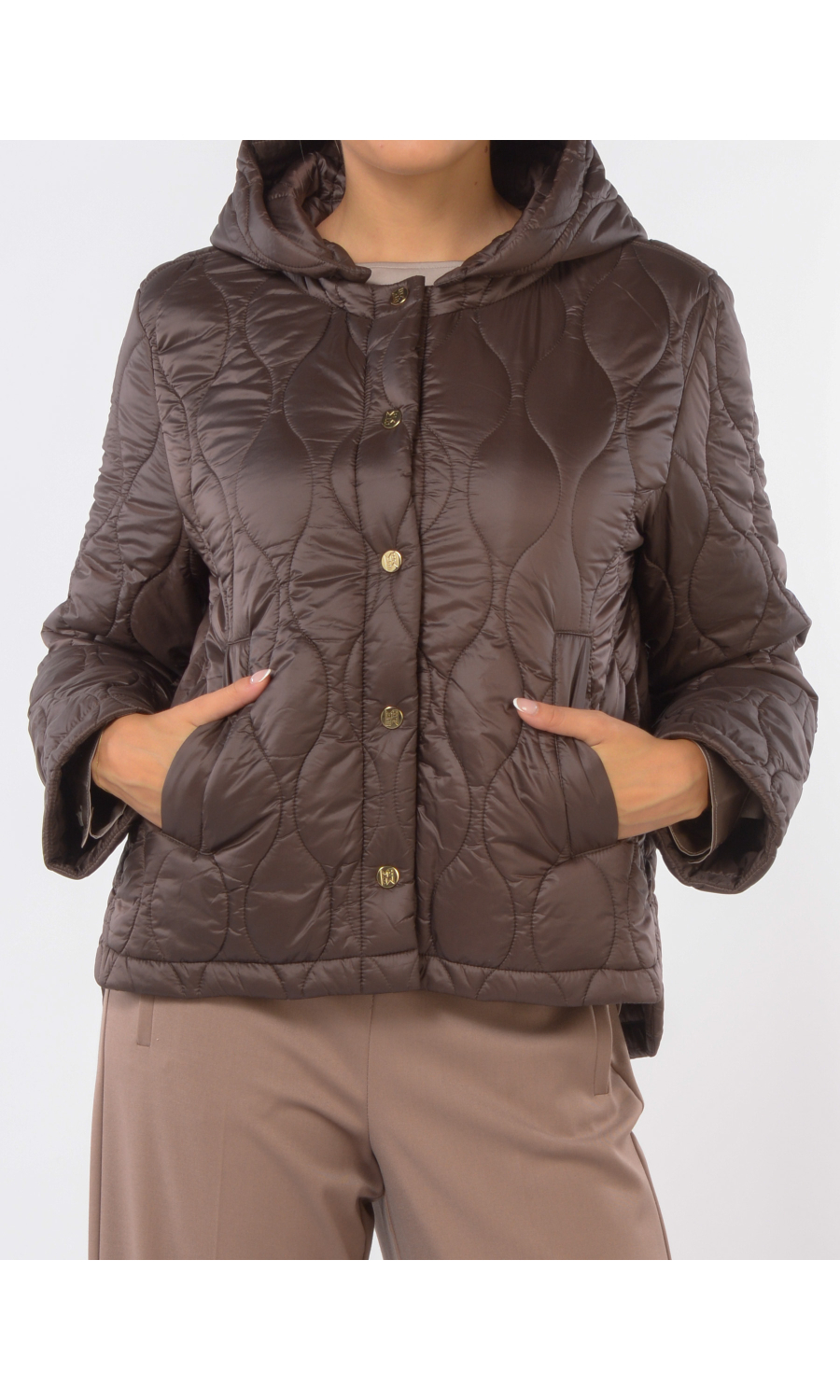 giubbino da donna Emme By Marella piumino con cappuccio