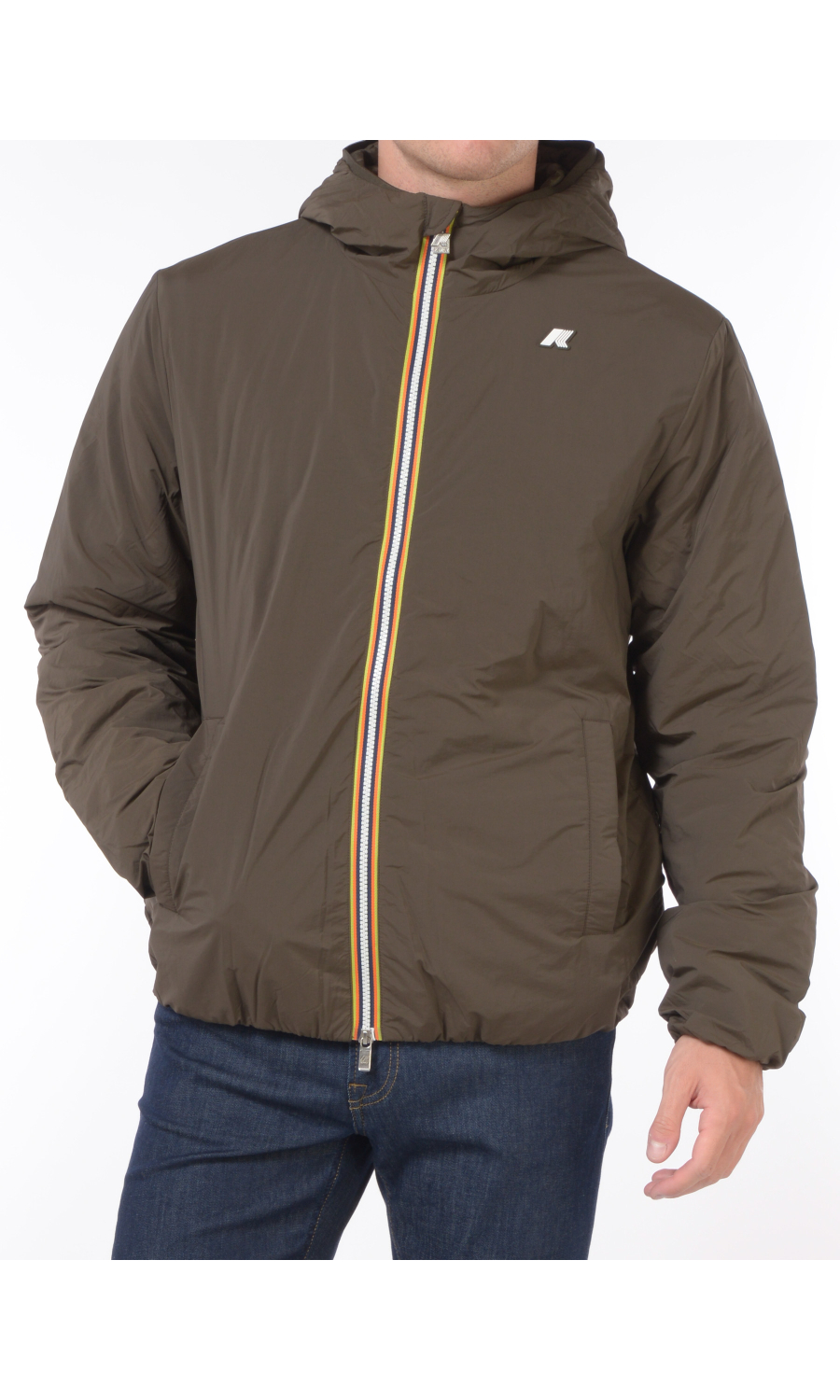 giubbino da uomo K Way jack plain warm