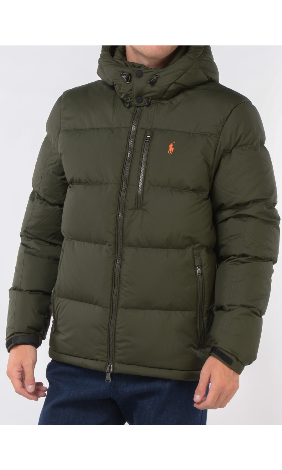 giubbino da uomo Ralph Lauren imbottito con logo