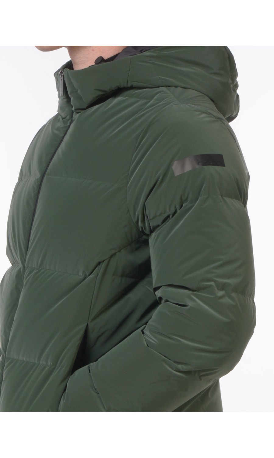 giubbino da uomo Rrd in piuma con cappuccio