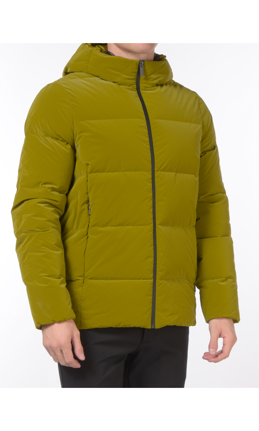 giubbino da uomo Rrd in piuma con cappuccio