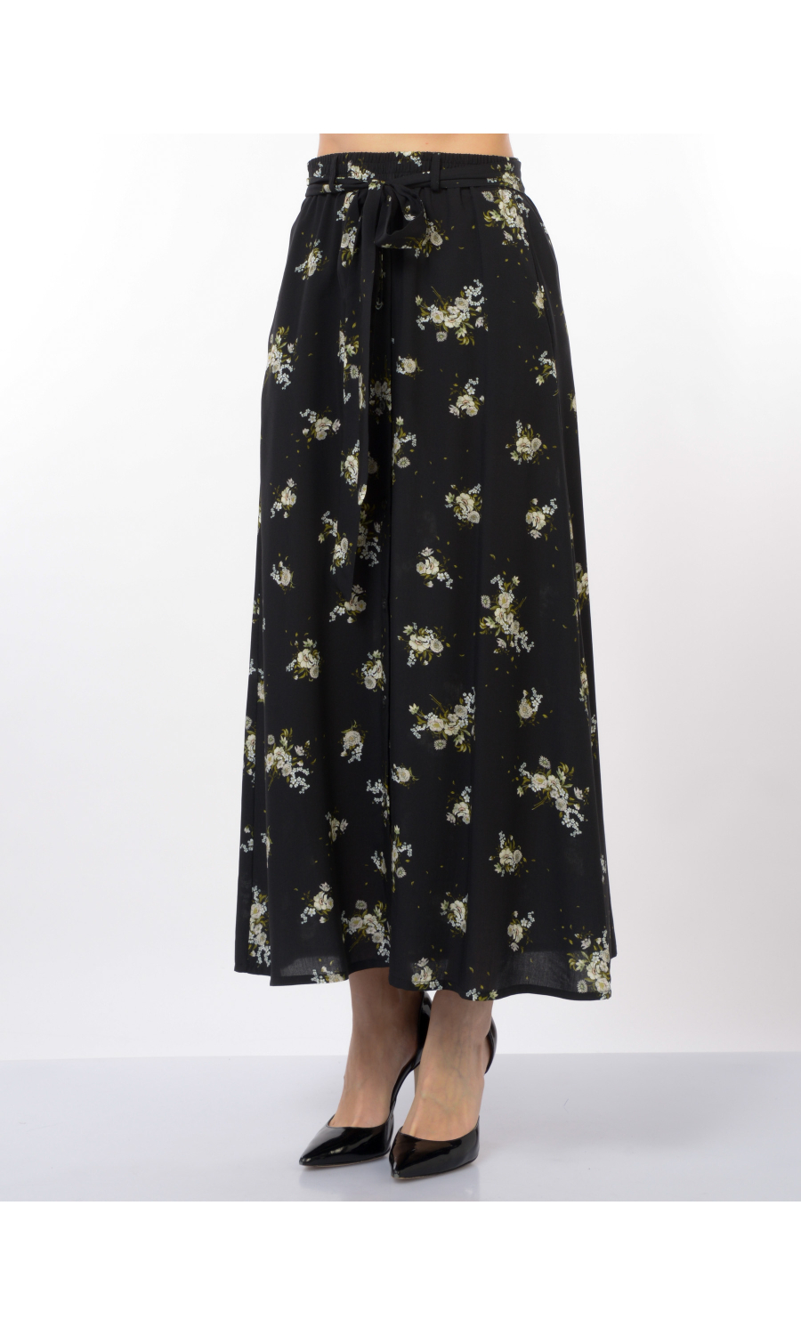 gonna lunga da donna Aniye By Violet a fiori con bottoni