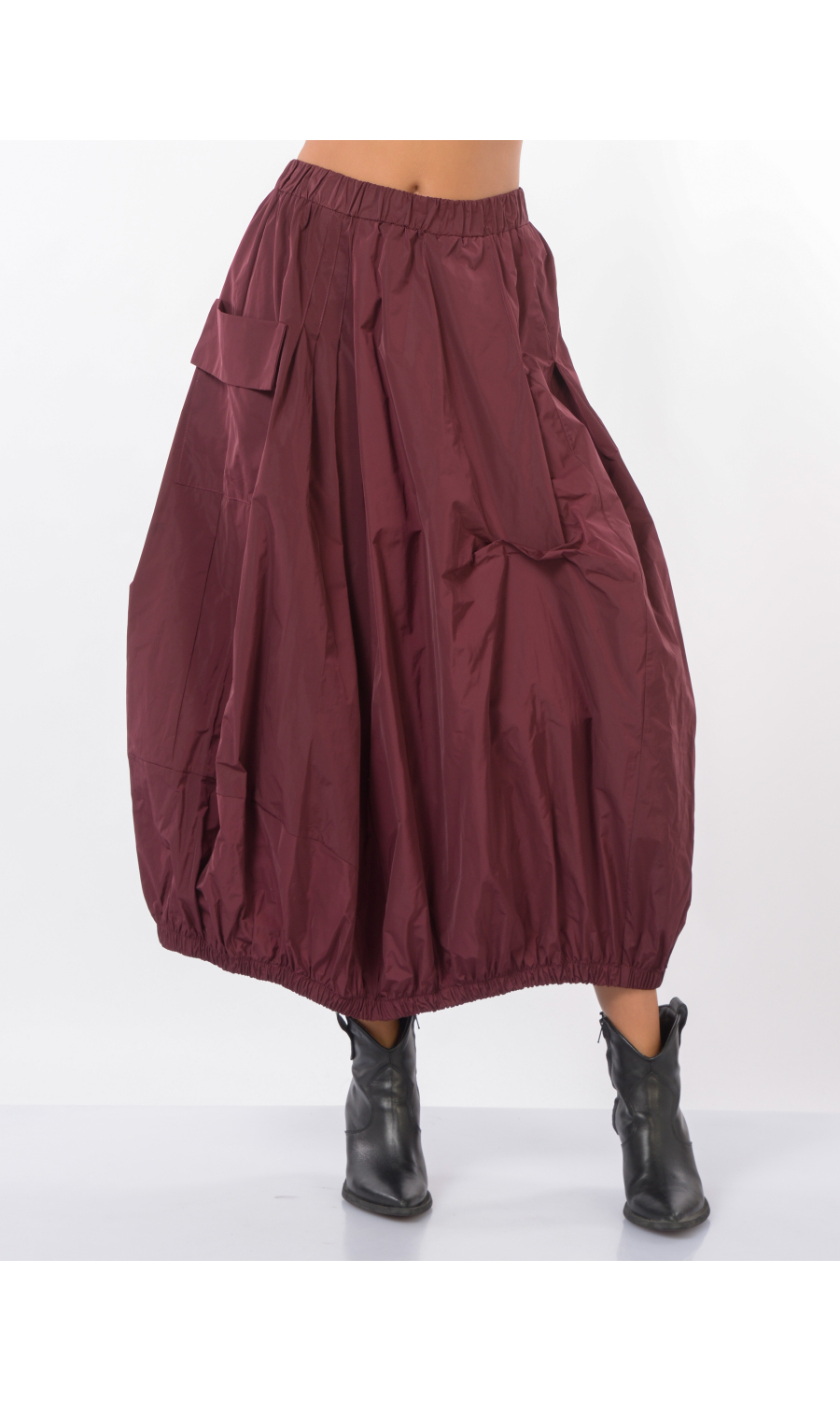 gonna lunga da donna Jurere a palloncino con elastico