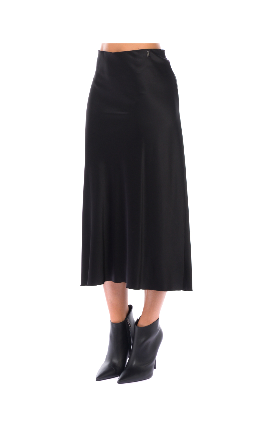gonna lunga da donna Patrizia Pepe in raso con logo