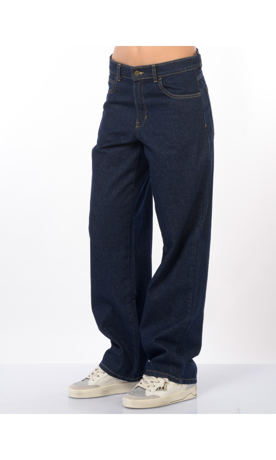 jeans da donna Dickies baggy con impunture