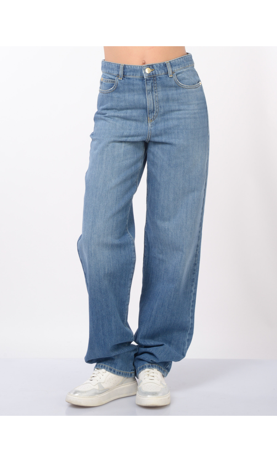 jeans da donna Emporio Armani cinque tasche a gamba dritta