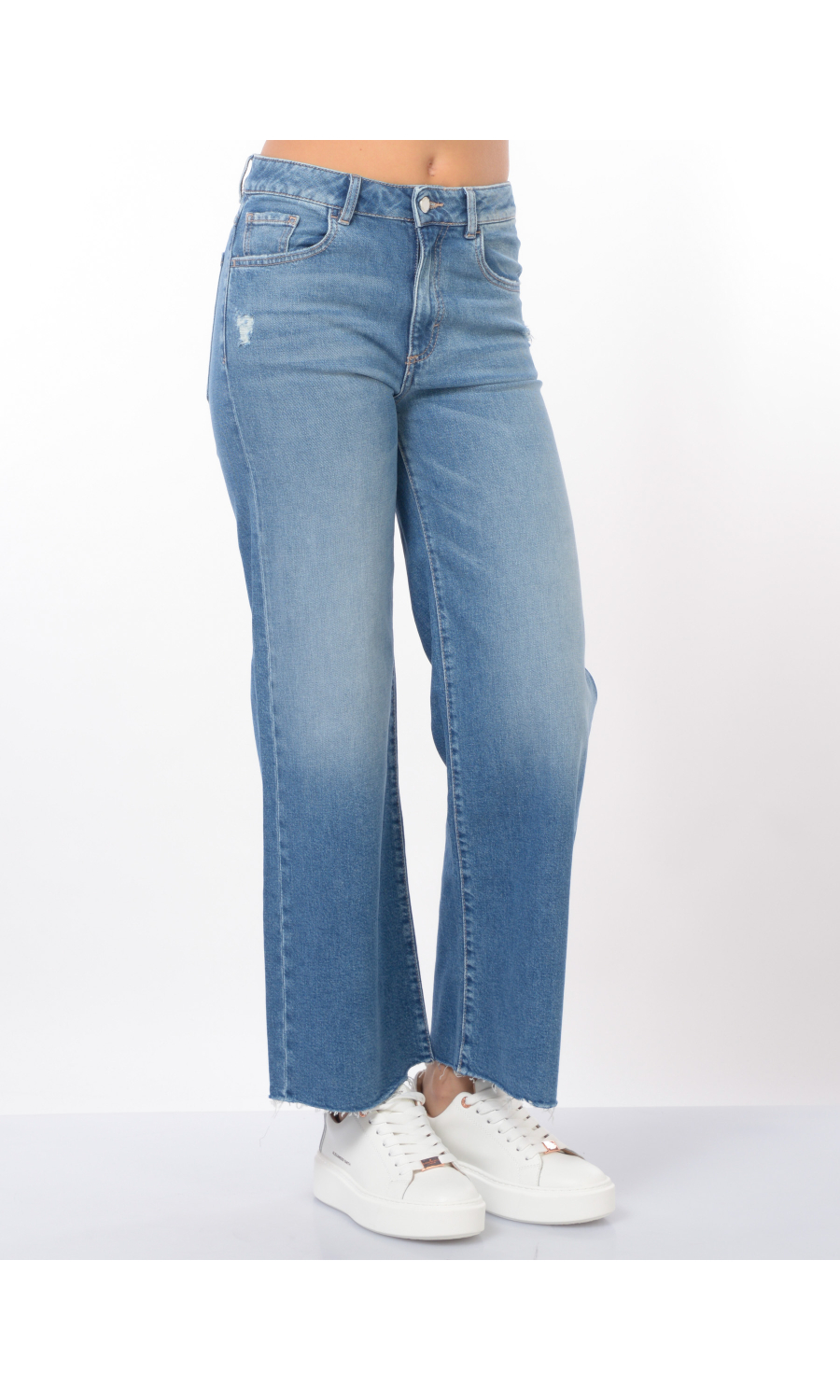 jeans da donna Icon Denim Angie con rotture